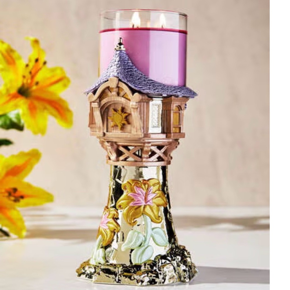 Candle Holder Rapunzel Pedestal Disney princess 💜✨👑